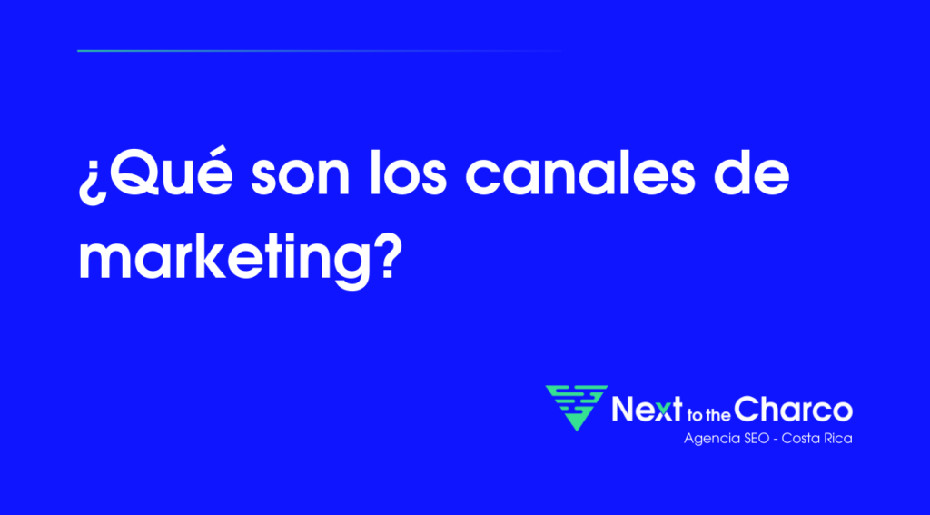 canales de marketing